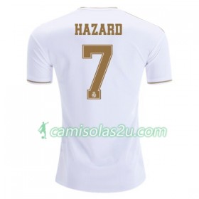 Camisolas de Futebol Real Madrid Eden Hazard 7 Equipamento Principal 2019/20 Manga Curta